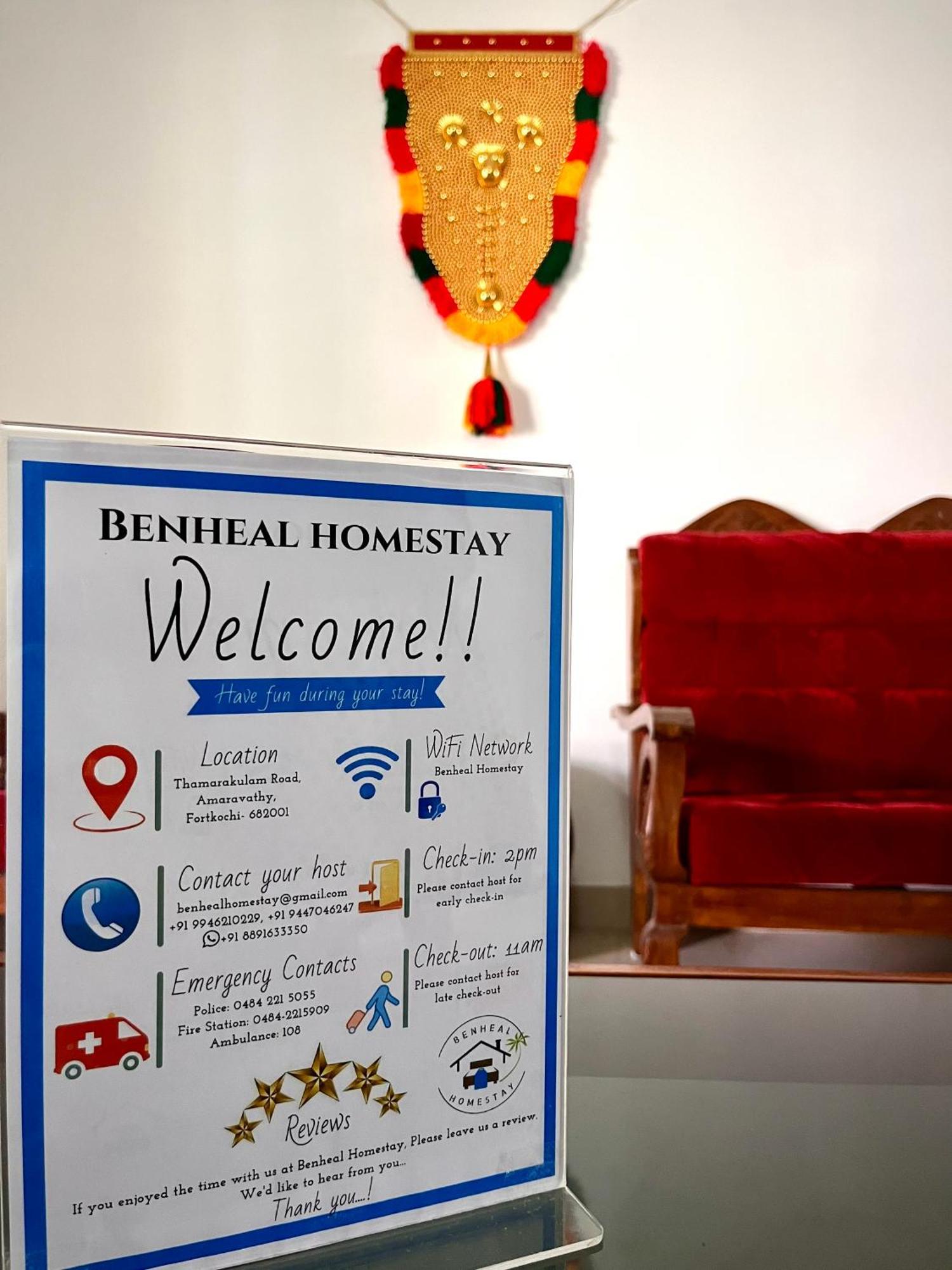 Benheal Homestay Kochi Extérieur photo
